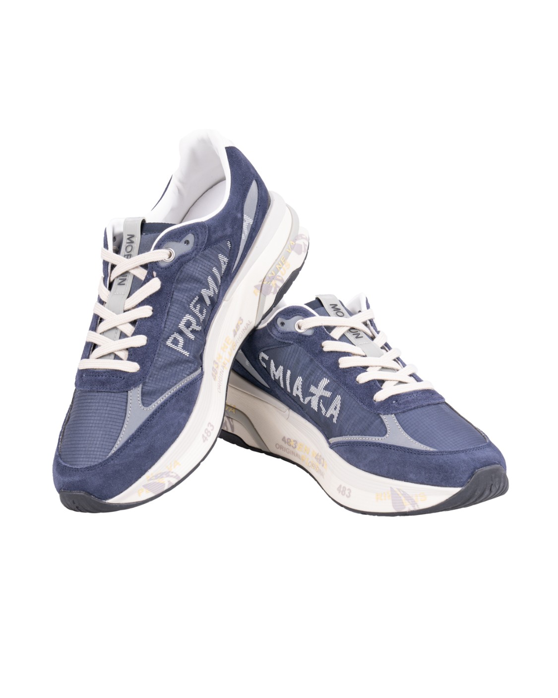 shop PREMIATA  Scarpe: Premiata Sneakers "Moerun 7306".
Logo all'esterno.
Scritta PREMIATA all'interno.
Nome modello sull'etichetta.
Altezza suola: 4,5 cm.
Composizione: SUOLA: 70% PEBAX 20% GOMMA 10% TPU PARTE SUPERIORE: 55% PA 10% PL 5% EA 5% PU 25% PELLE DI VITELLO FODERA: 86% PELLE DI CAPRA 14% PU.
Made in Vietnam.. MOERUN-7306 number 724664